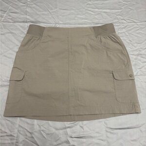 Tan Cargo Athletic Skirt - Eddie Bauer